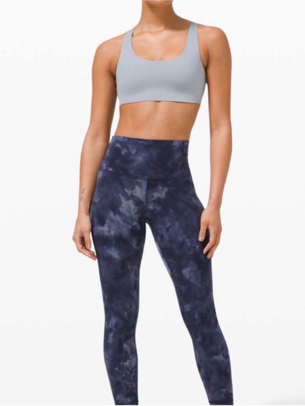 Lululemon Align High-Waist Tie-Dye Leggings in Navy - Sz 4